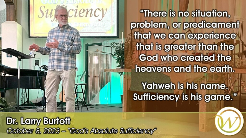 God’s Absolute Sufficiency