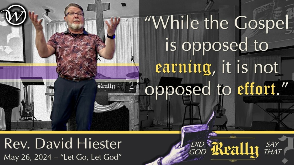 People Say: “Let go, let God.”