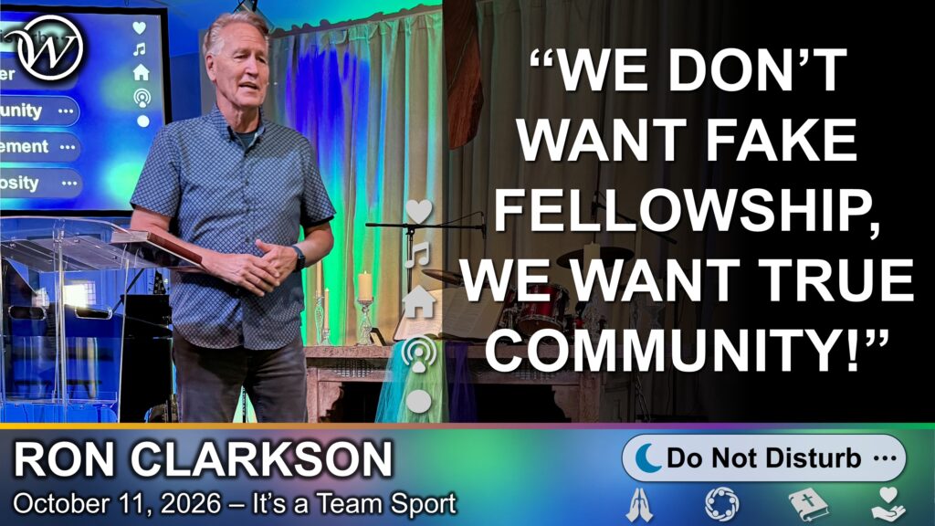 We don’t want FAKE FELLOWSHIP, We want TRUE COMMUNITY!